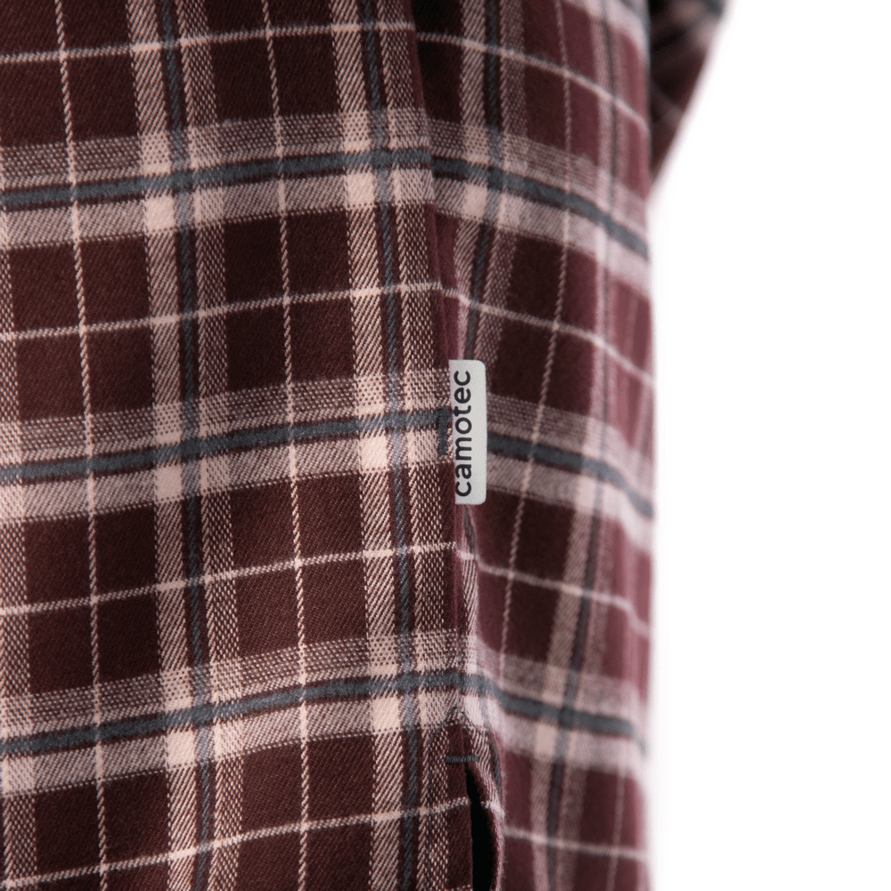 Сорочка “Буревій” Burgundy Check