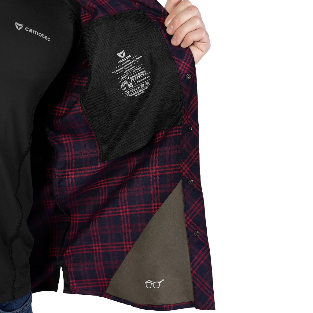 Сорочка тактична "Тайфун" Red/Navy