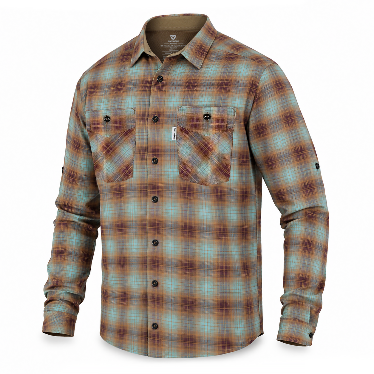 "Legit" Shirt Blue/Brown