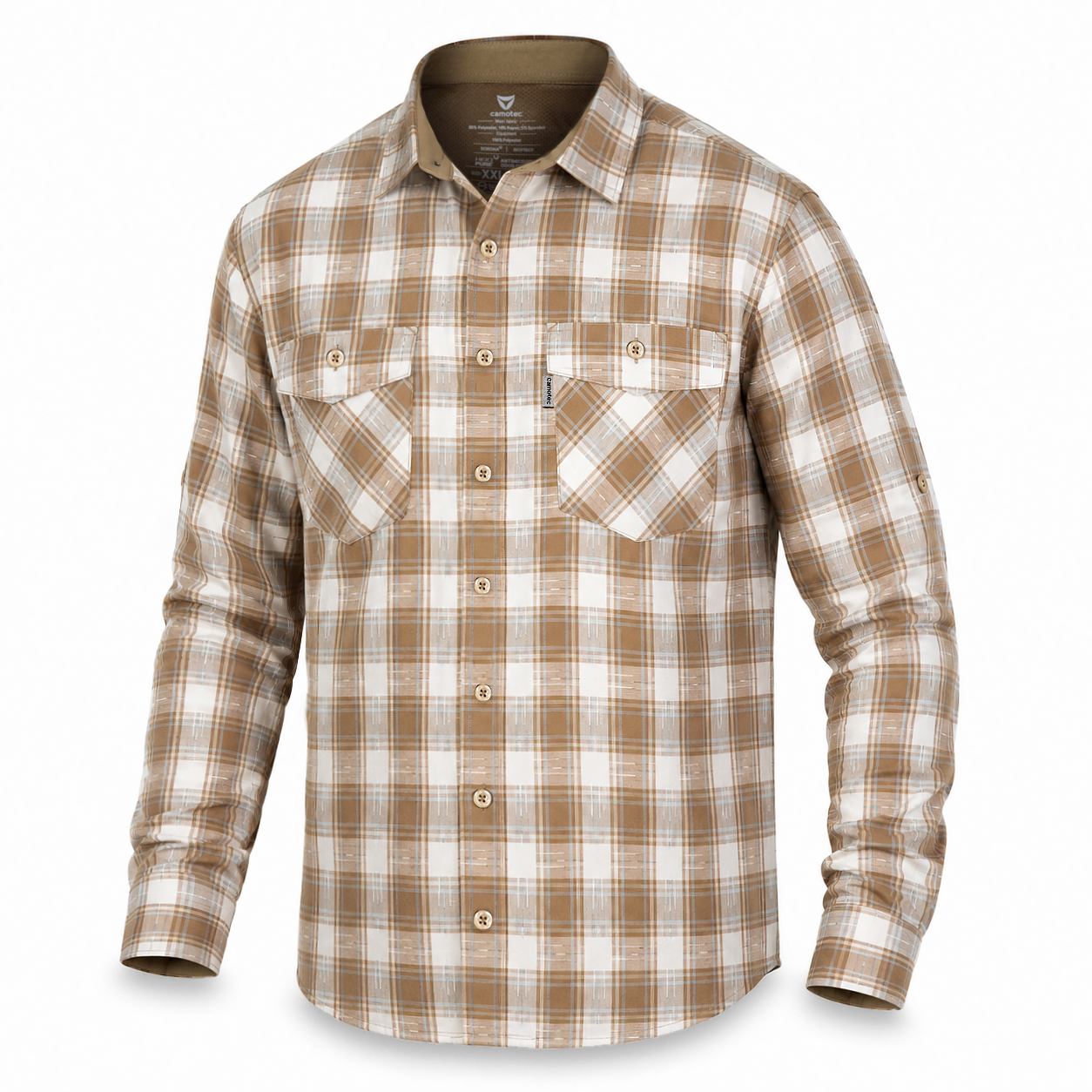 "Legit" Shirt Sand/White