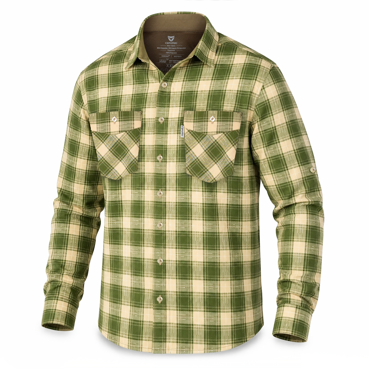 "Legit" Shirt Olive/White