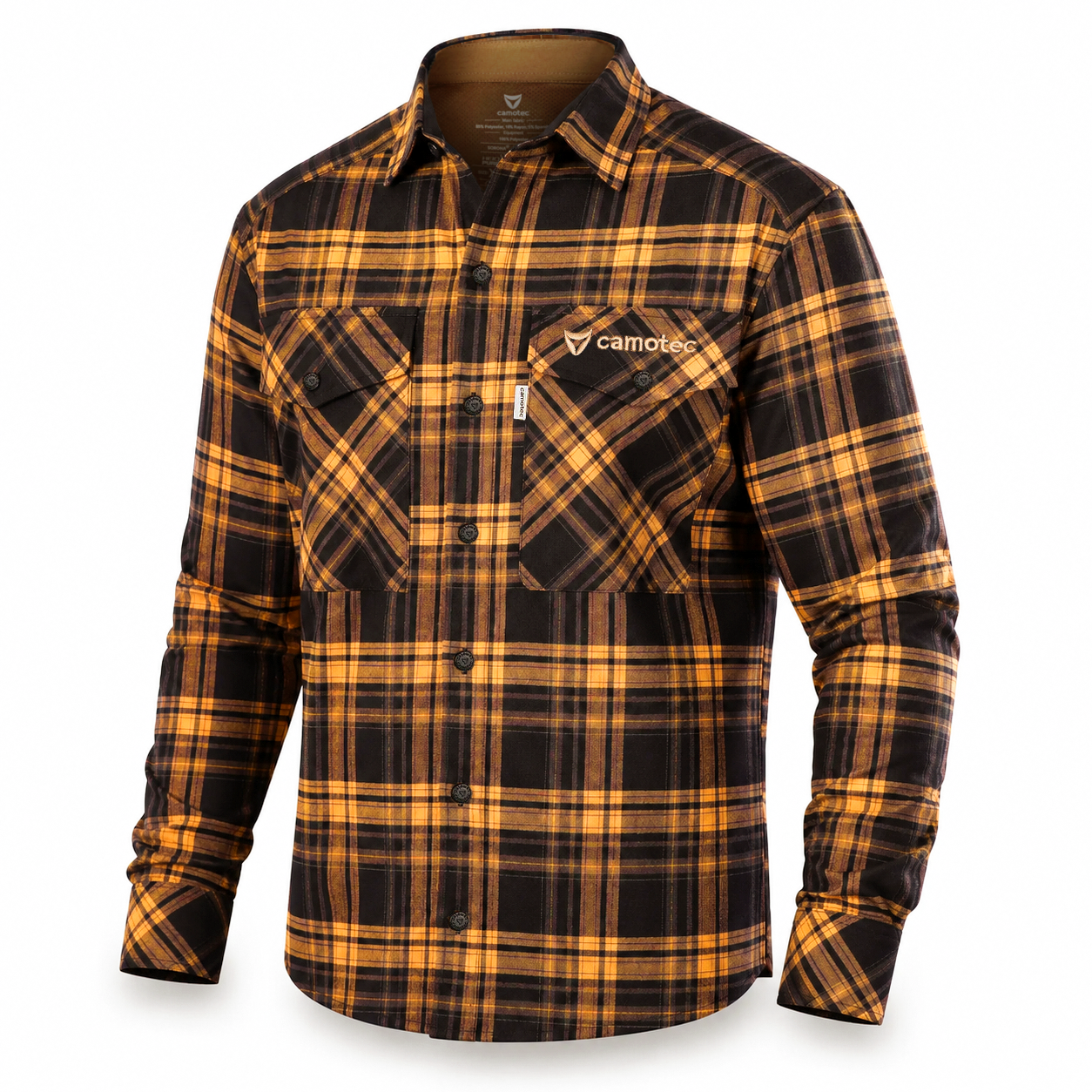 Shirt “Bureviy” Orange/Black