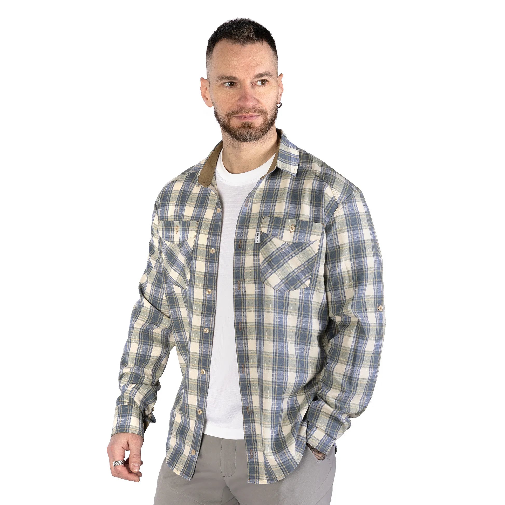 "Legit" Shirt Blue/White