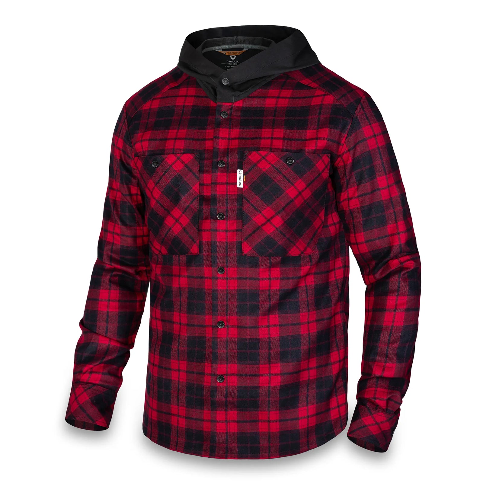 Сорочка з каптуром "Вектор" Red/Black
