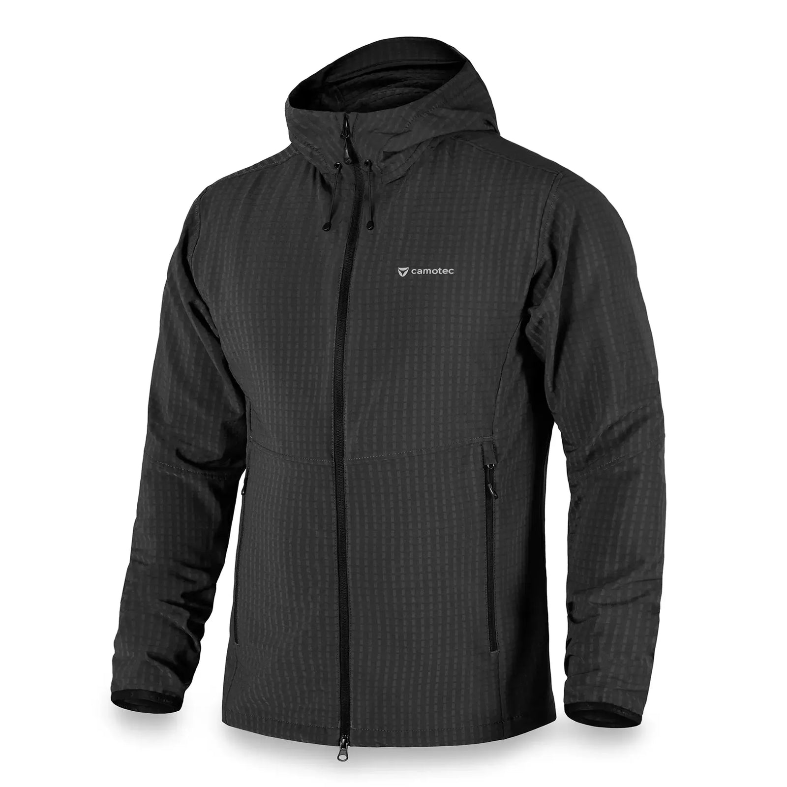 Легка флісова куртка TechGrid Hood Чорна