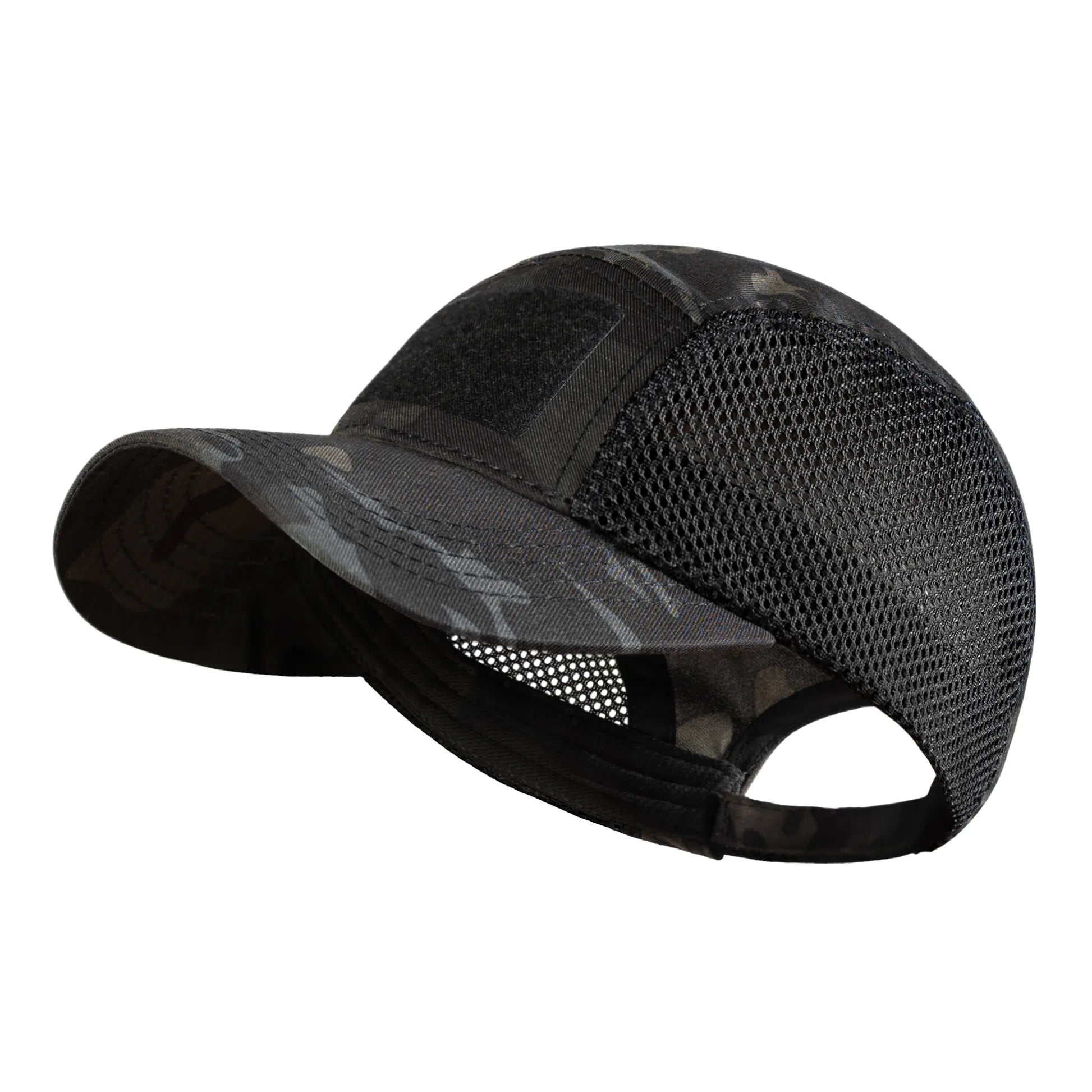 Бейсболка 5Panel Mesh Tactic Twill Black Multicam