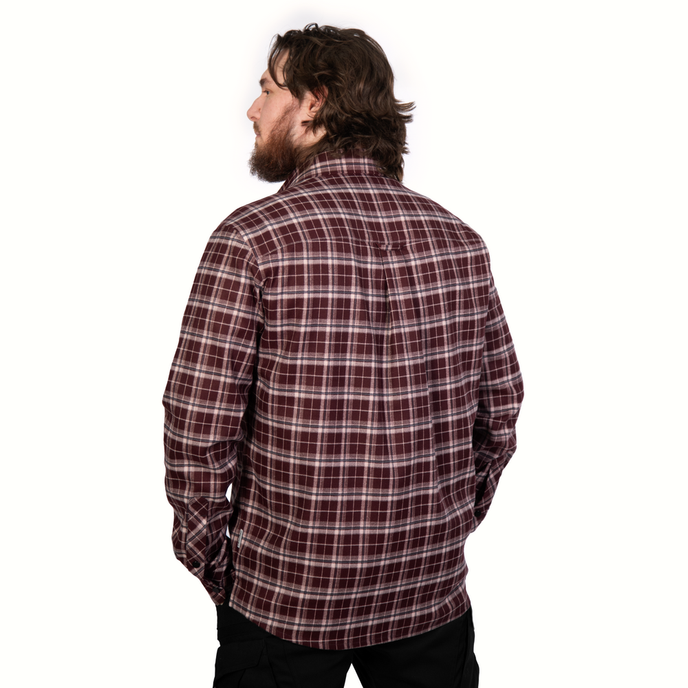 Сорочка “Буревій” Burgundy Check