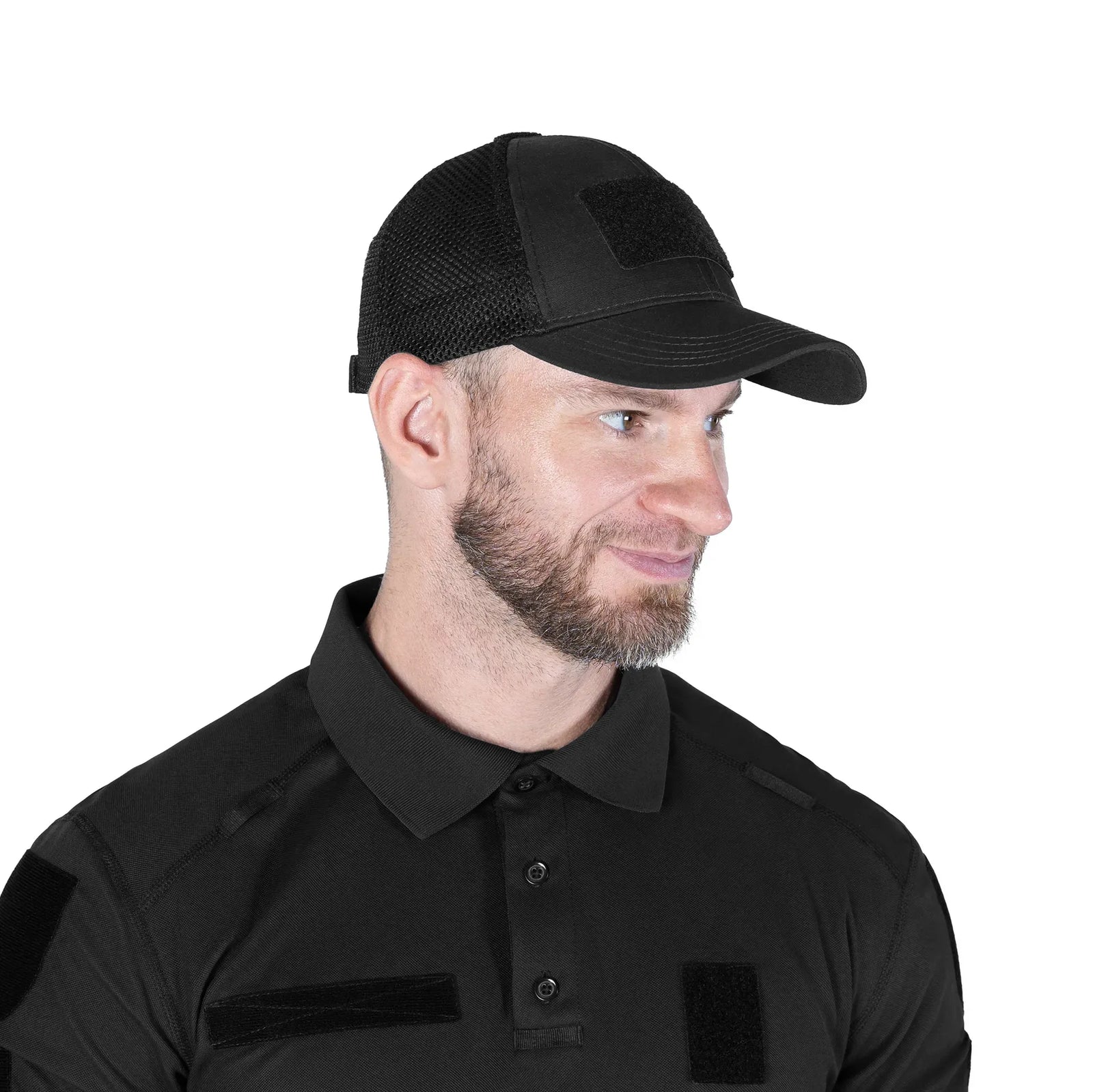 Бейсболка Tactic Mesh Rip-Stop Stretch Чорна