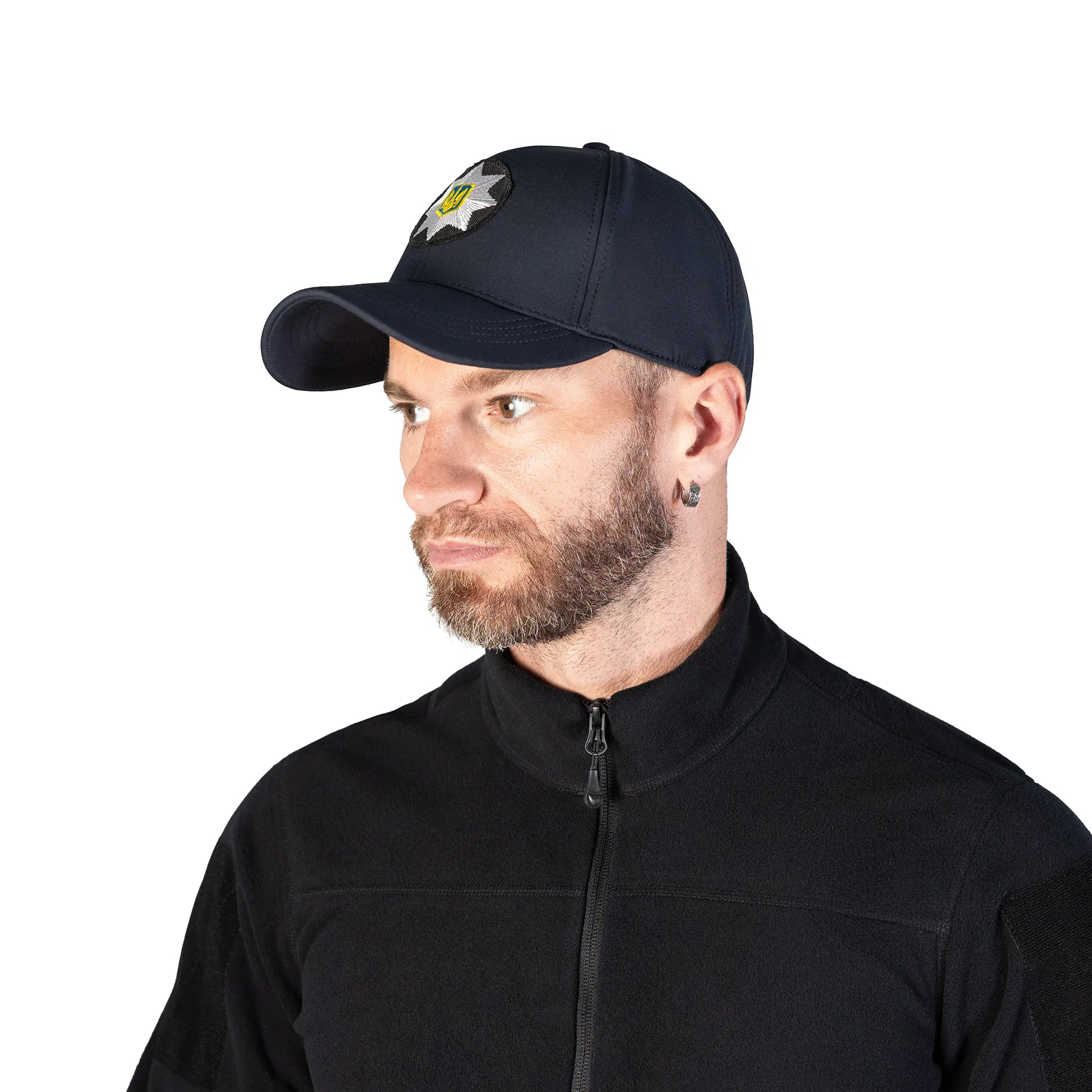 Бейсболка NPU SoftShell Dark Blue