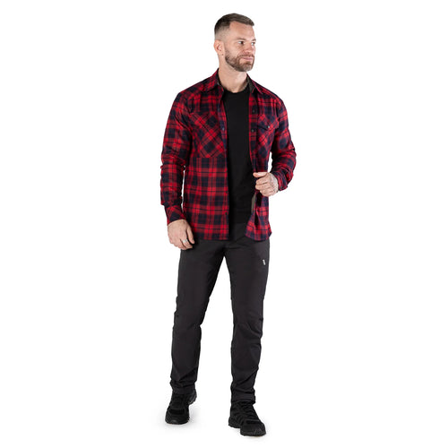 "Bureviy" Shirt Red/Black