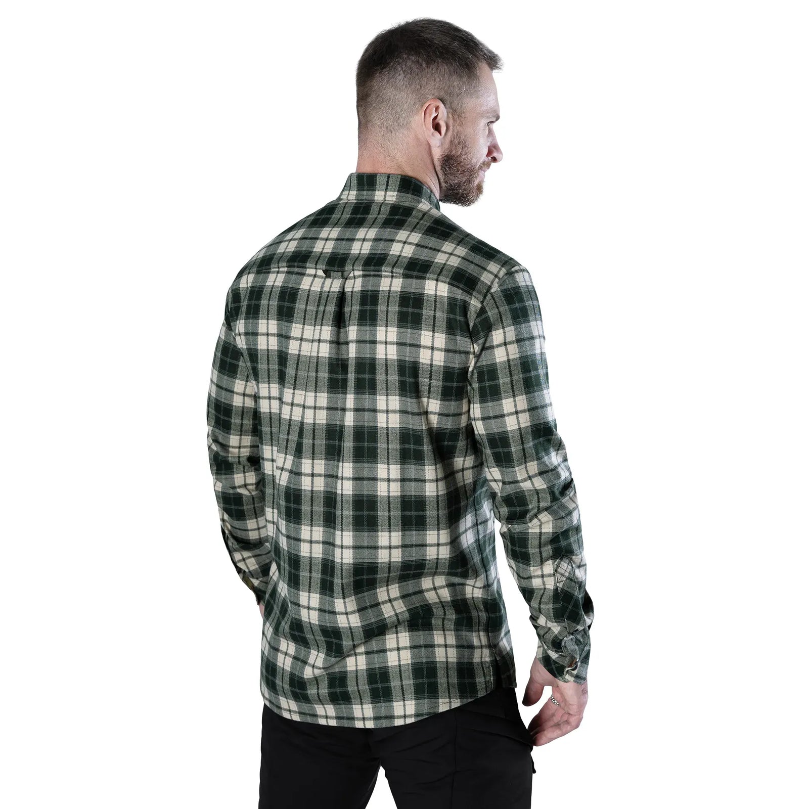 Сорочка "Буревій" Olive/White