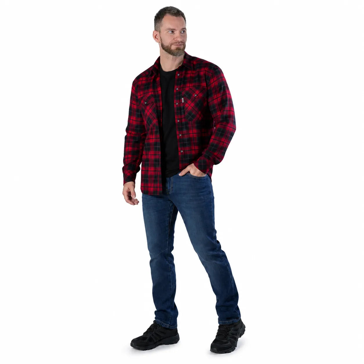 Сорочка "Буревій" Red/Black