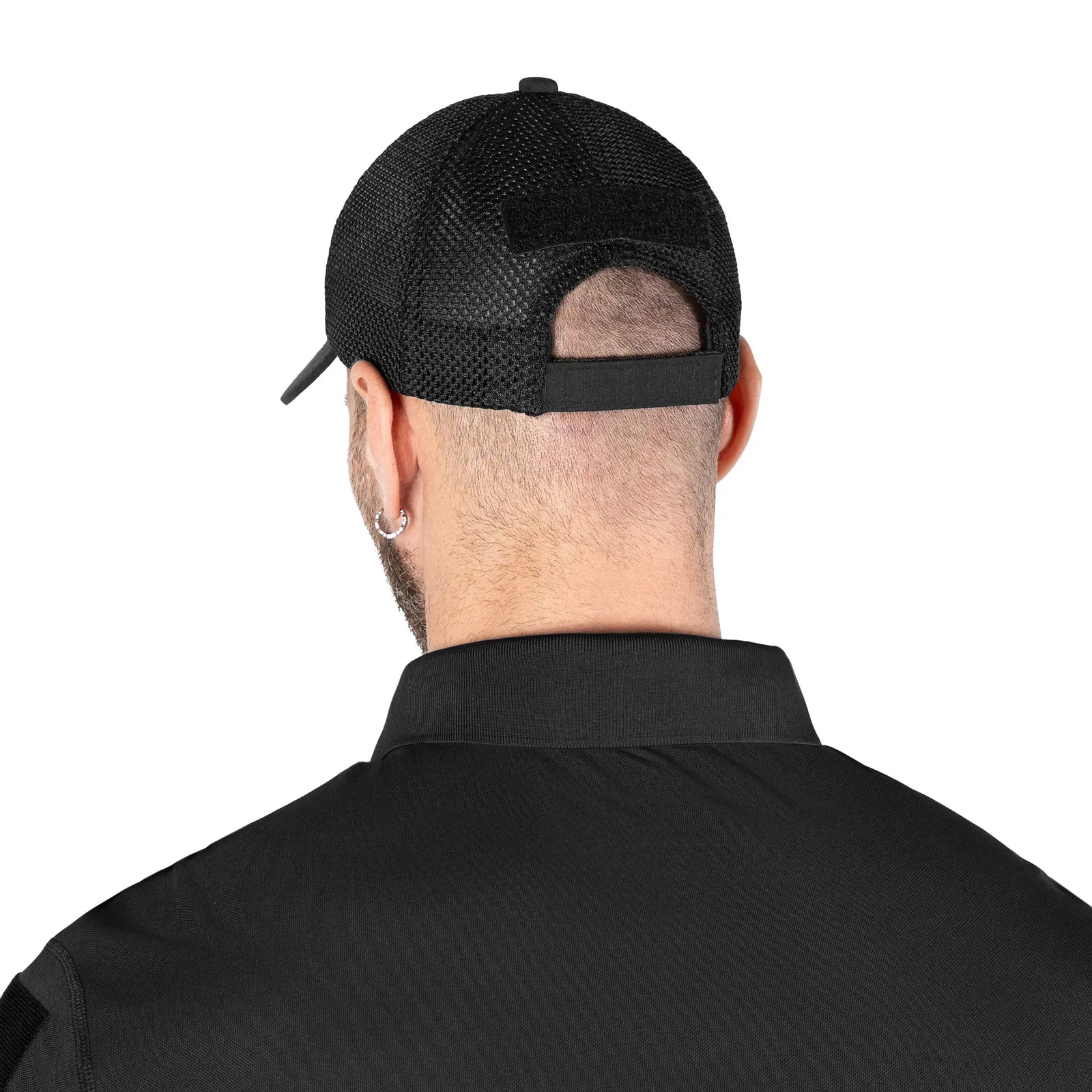 Бейсболка NPU Mesh Rip-Stop Stretch Чорна