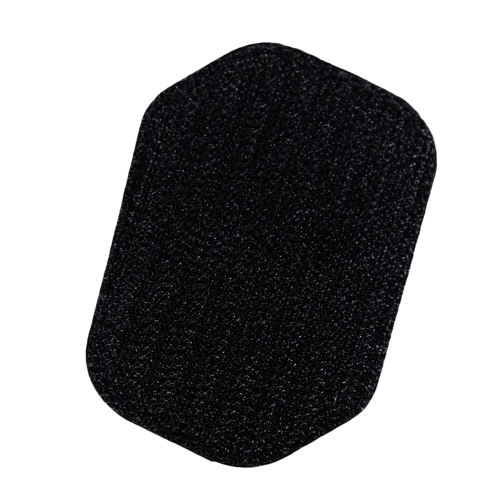 3D PVC Taurus Patch/Hook-and-Loop, Black