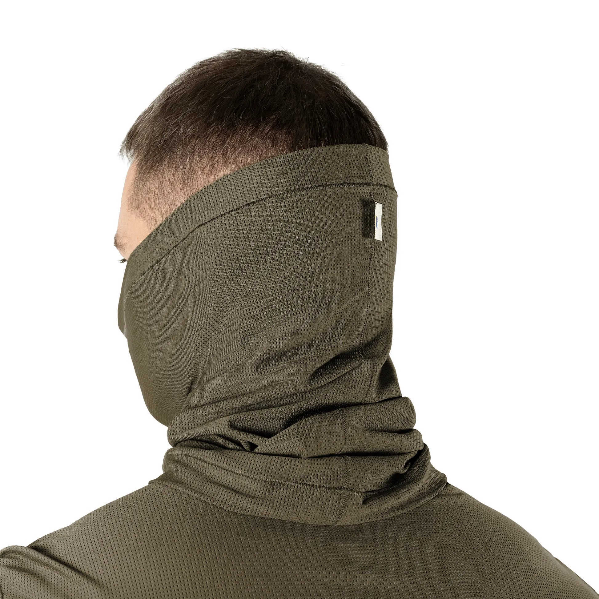 Neck gaiter Basic CoolPass Grid 2.0 Olive