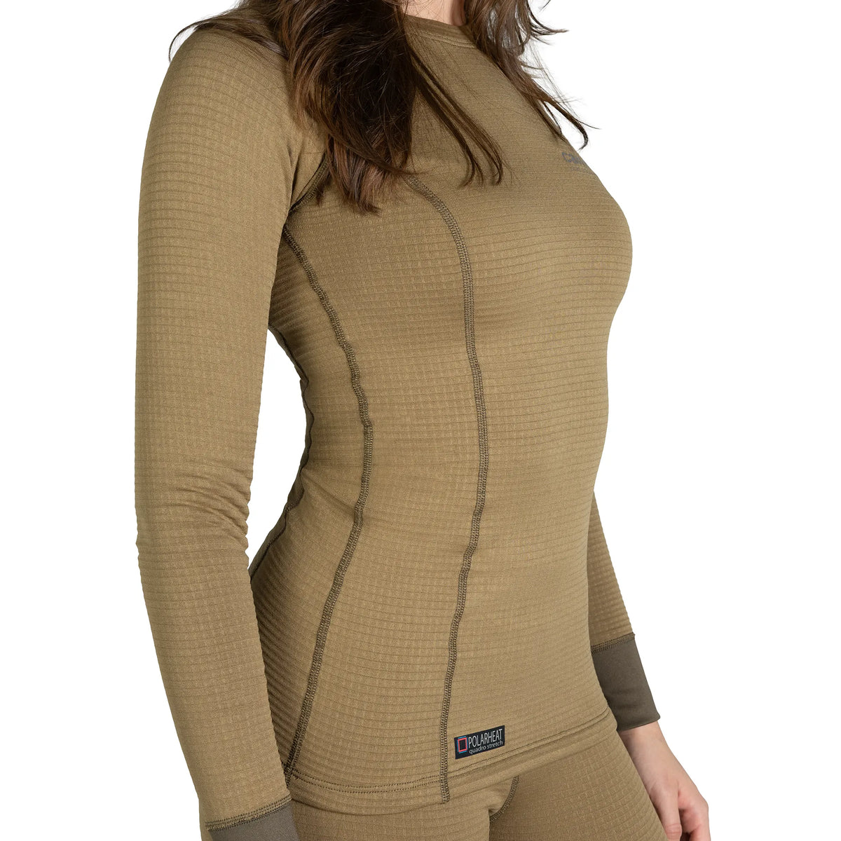 Жіноча термобілизна LVL2 Pani Polarheat QS Tan