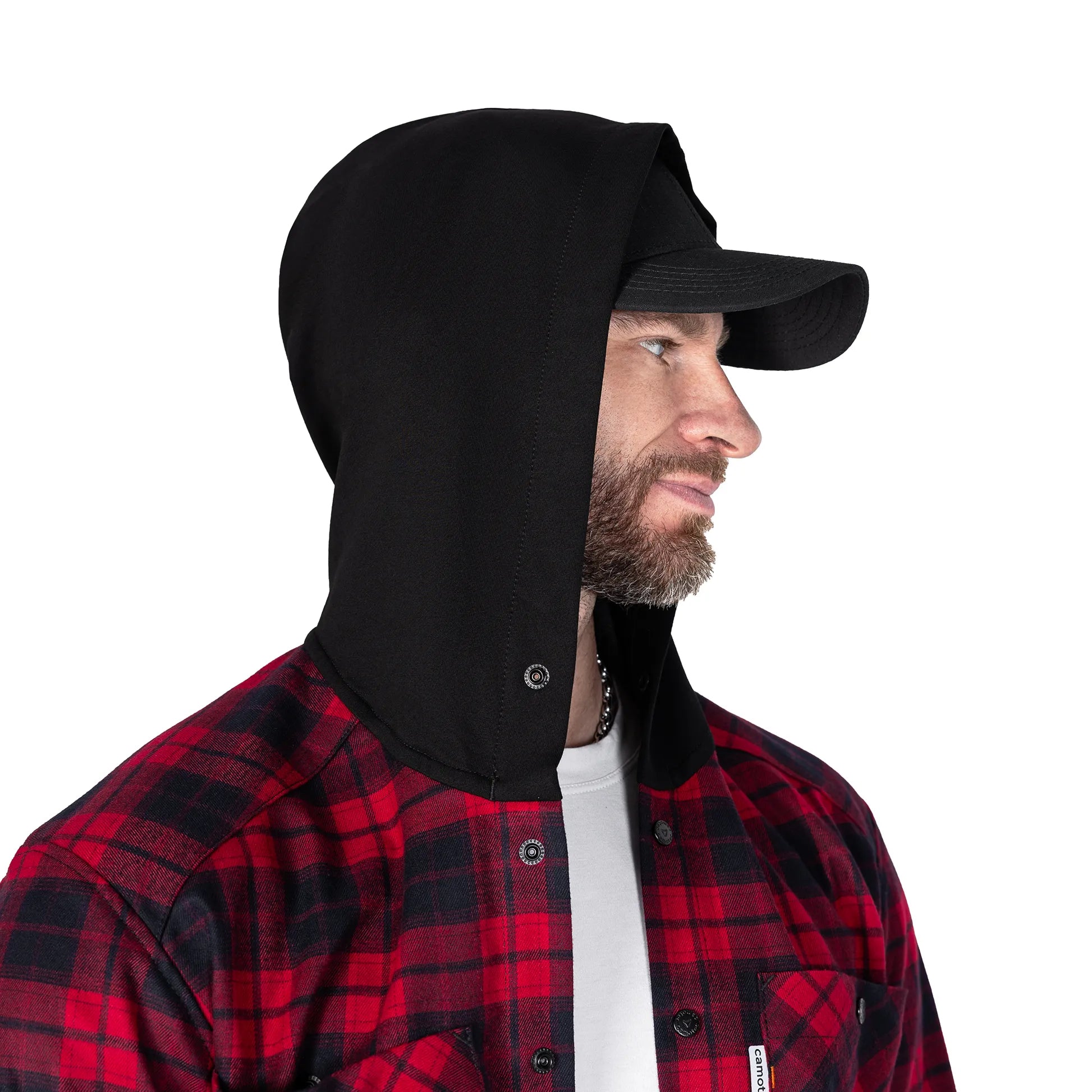 Сорочка з каптуром "Вектор" Red/Black