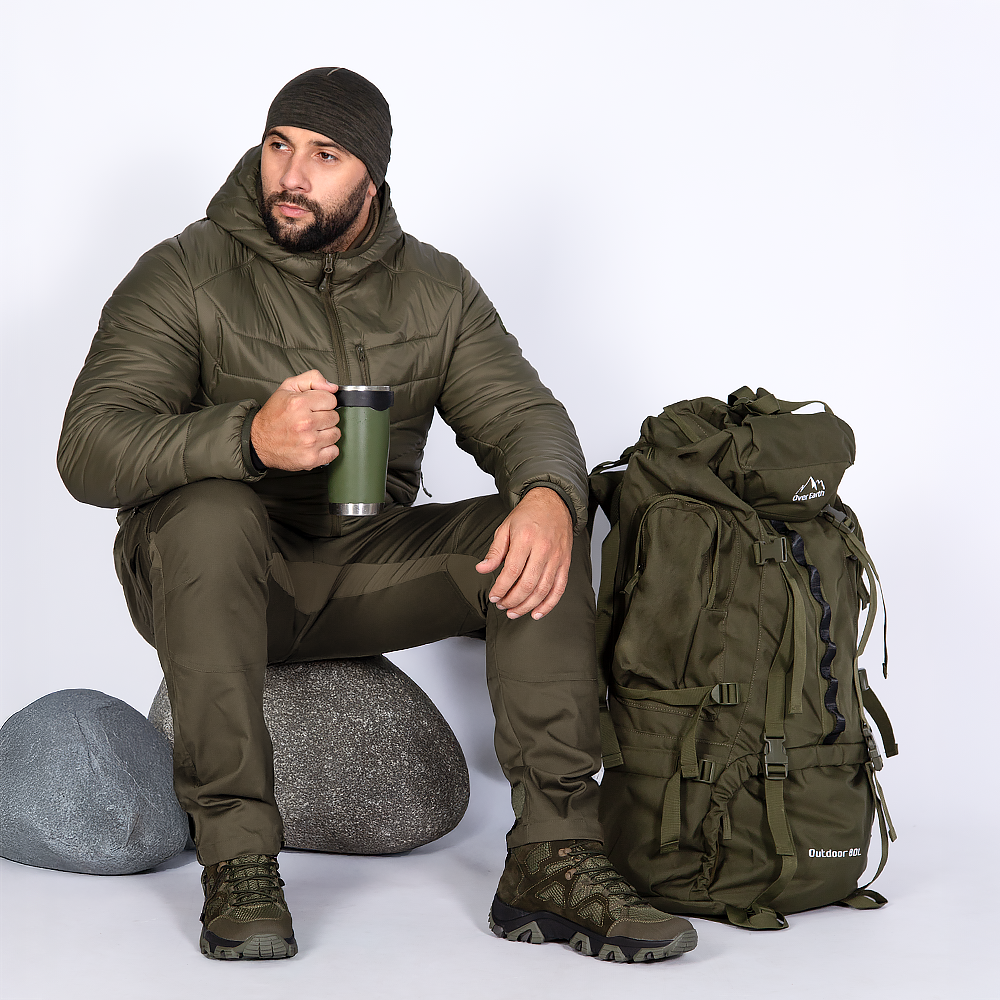 Легкий Пуховик Storm Hood 3.0 Олива