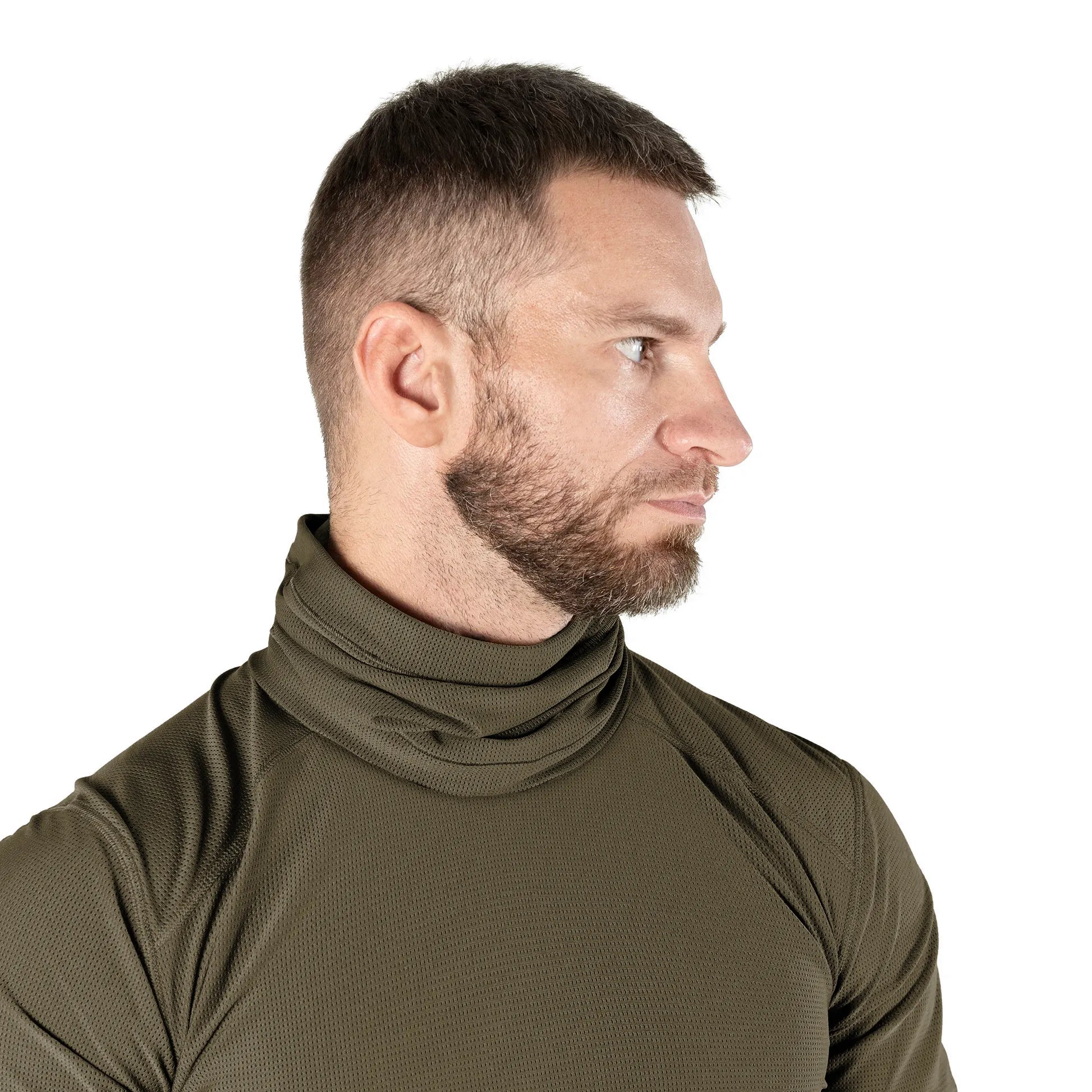 Neck gaiter Basic CoolPass Grid 2.0 Olive