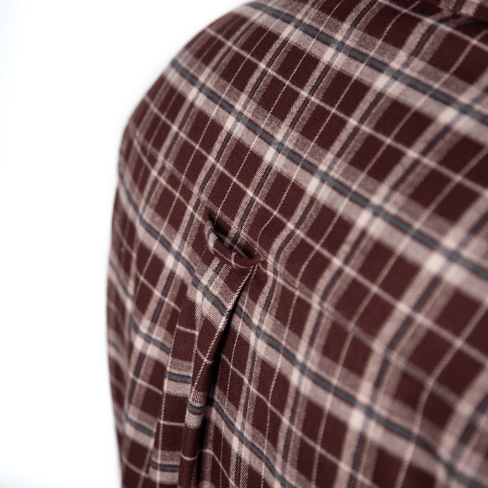 Сорочка “Буревій” Burgundy Check