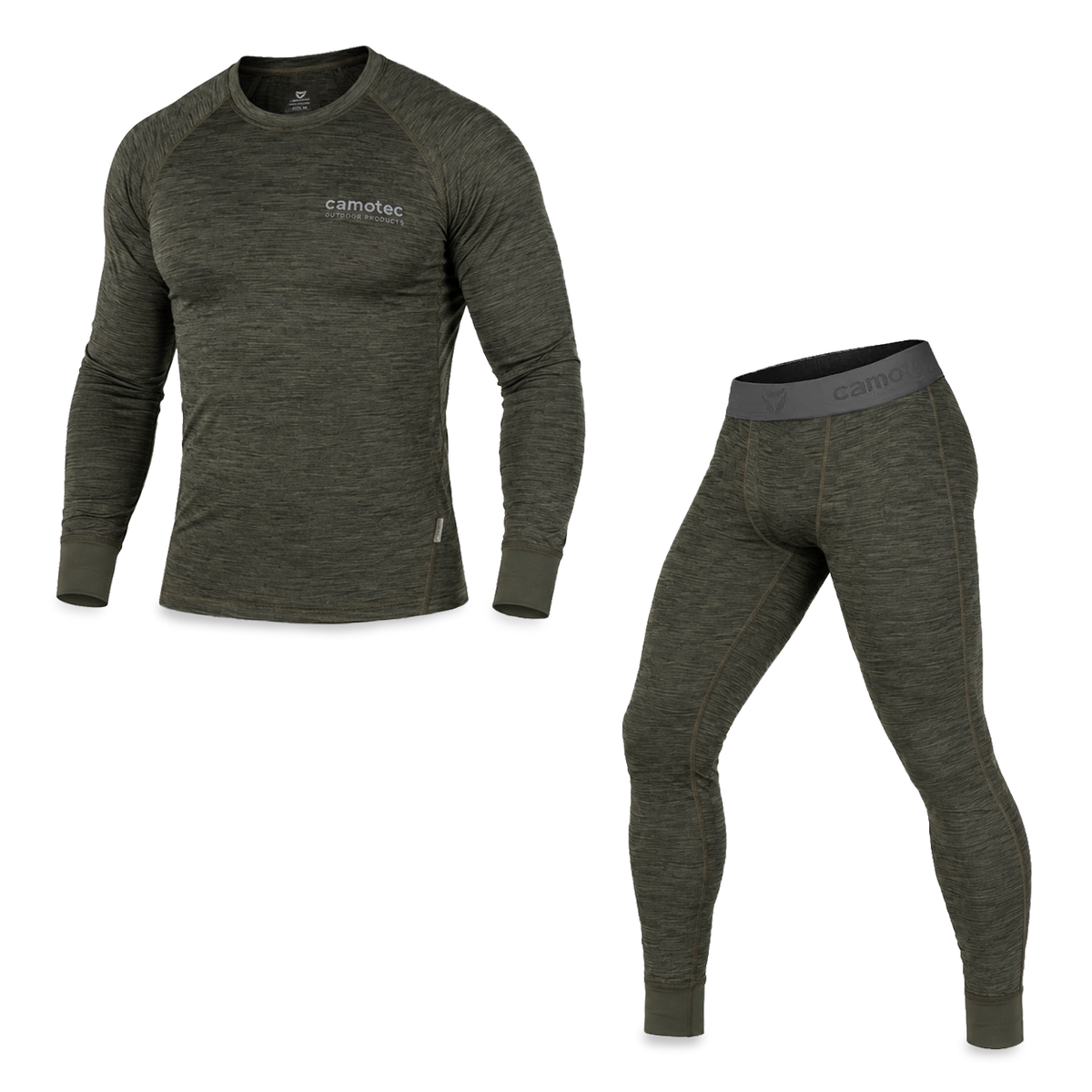 LVL2 Polarheat QS Pro 2.0 Thermal Underwear Olive Melange