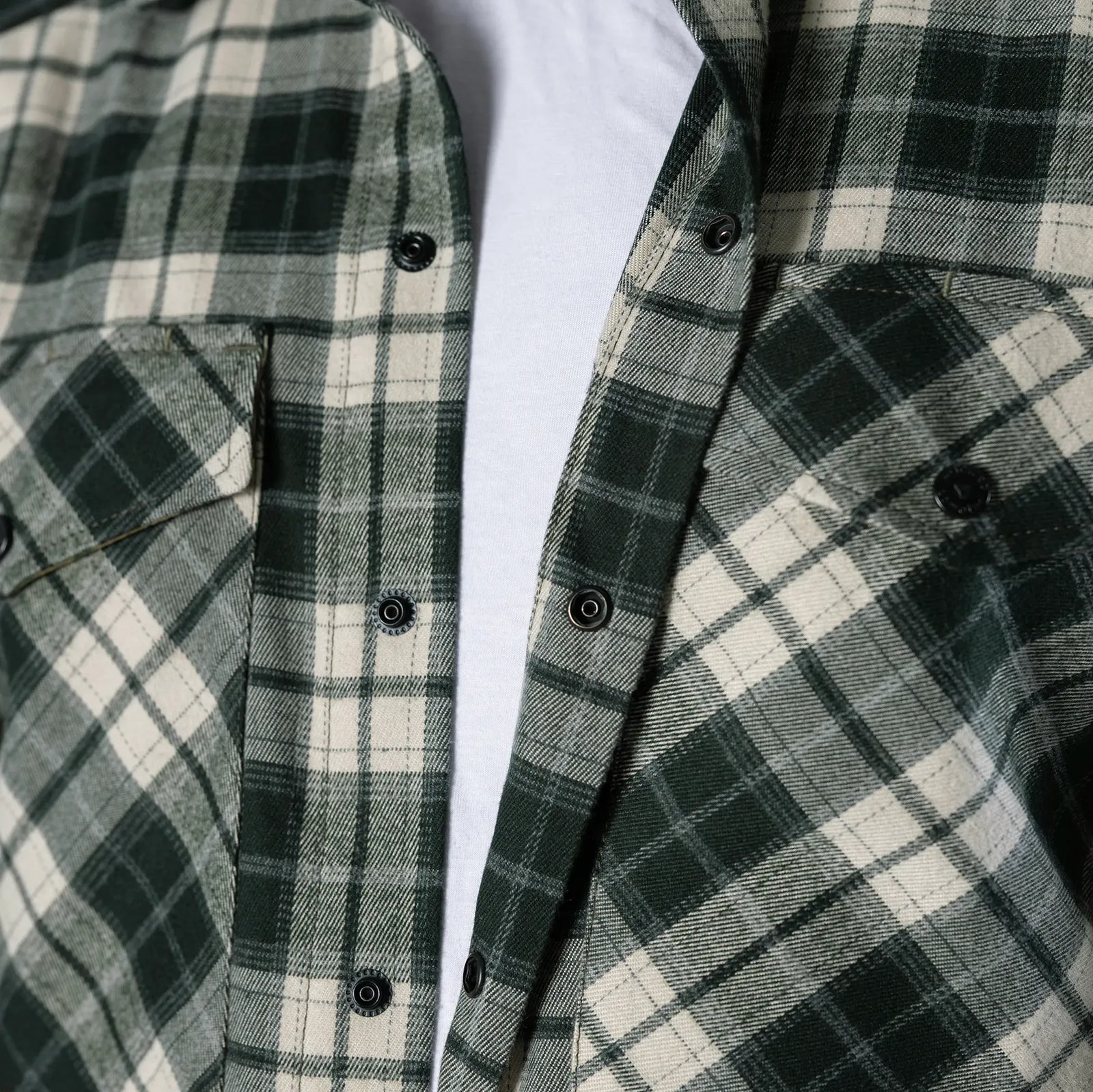 Сорочка "Буревій" Olive/White