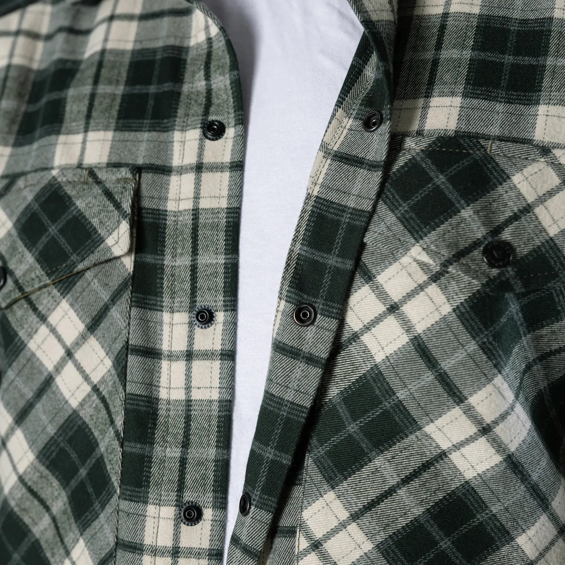 Сорочка "Буревій" Olive/White