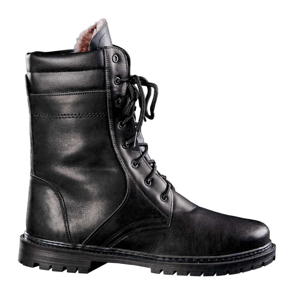 Берці LP Натуральне хутро Black