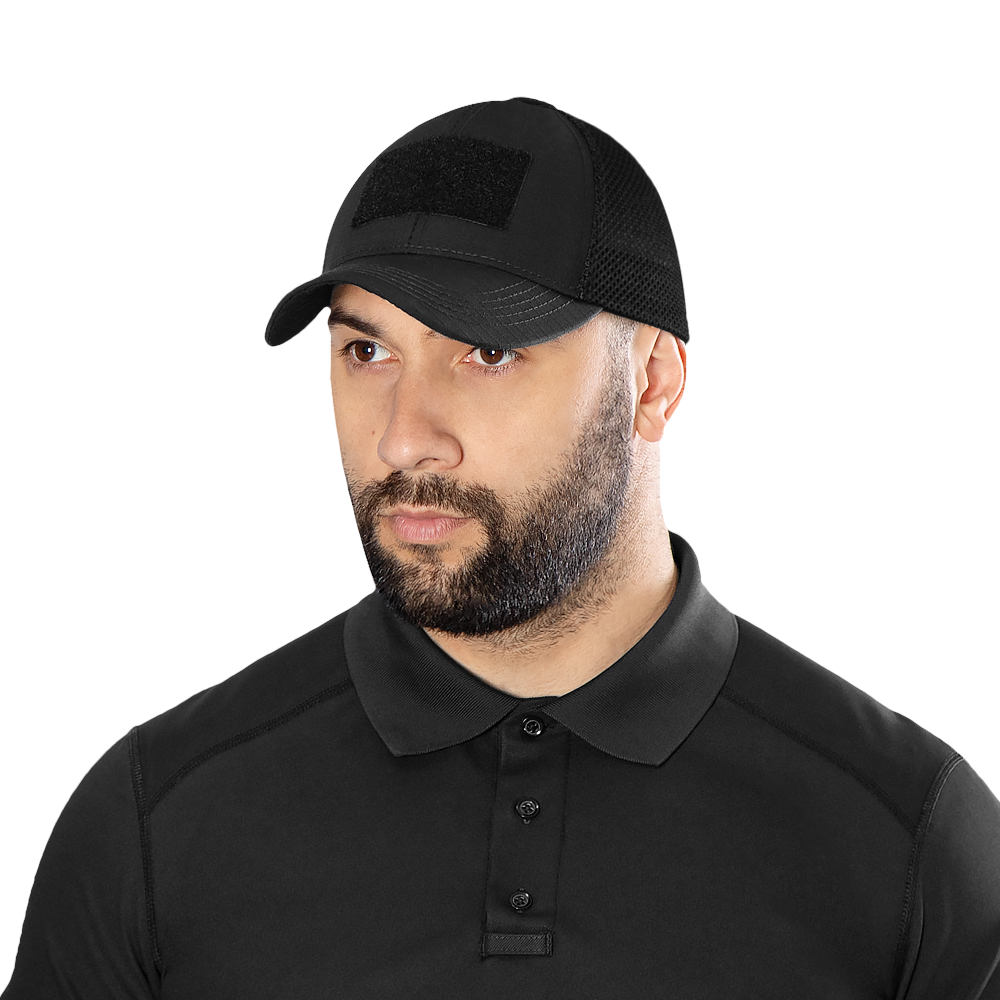 Бейсболка Tactic Mesh Rip-Stop Stretch Чорна
