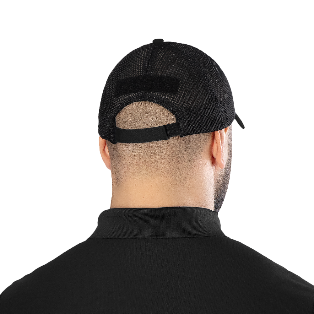 Бейсболка NPU Mesh Rip-Stop Stretch Чорна