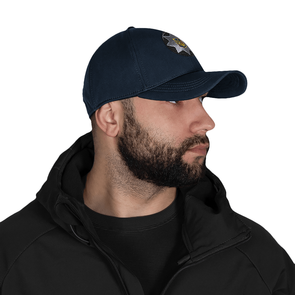 Бейсболка NPU SoftShell Dark Blue