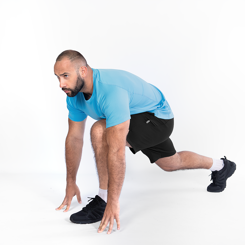 Футболка FitPro Блакитна