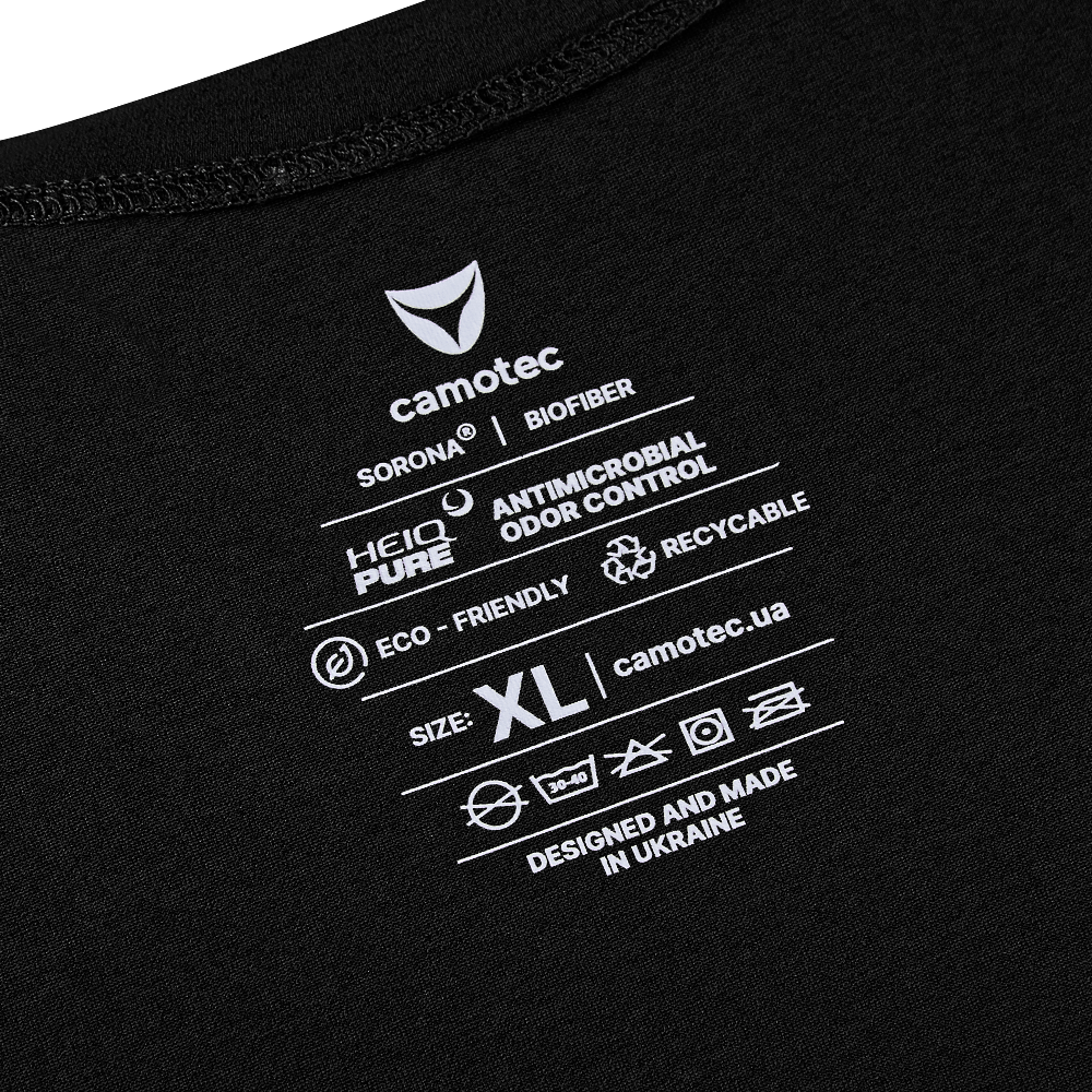 Футболка Totem V-neck Чорна