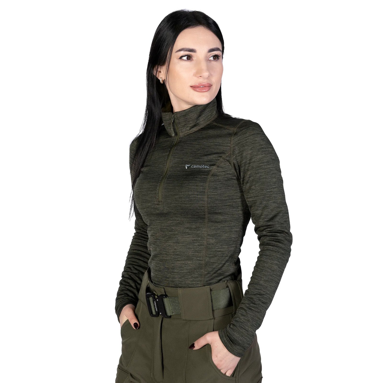 Кофта Pani Hawk Polarheat QS Pro Олива Меланж