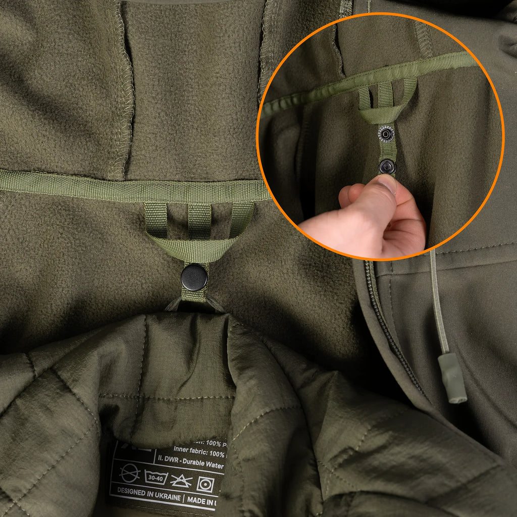 Комплект 2в1 Куртка SoftShell з жилеткою (9421+9649) Олива