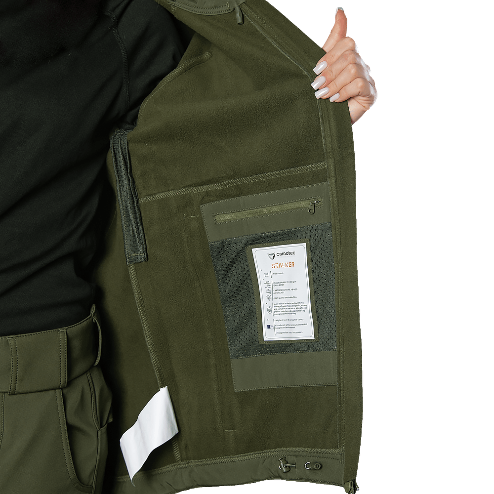 Pani SoftShell Olive Set