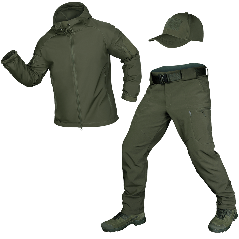 Костюм SoftShell 2.0 Олива + Бейсболка