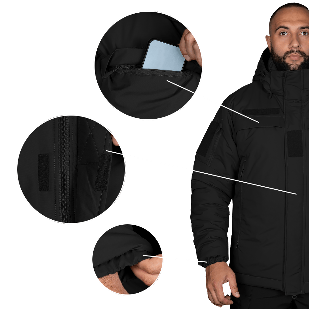 Куртка Patrol System 4.0 RainWall Чорна