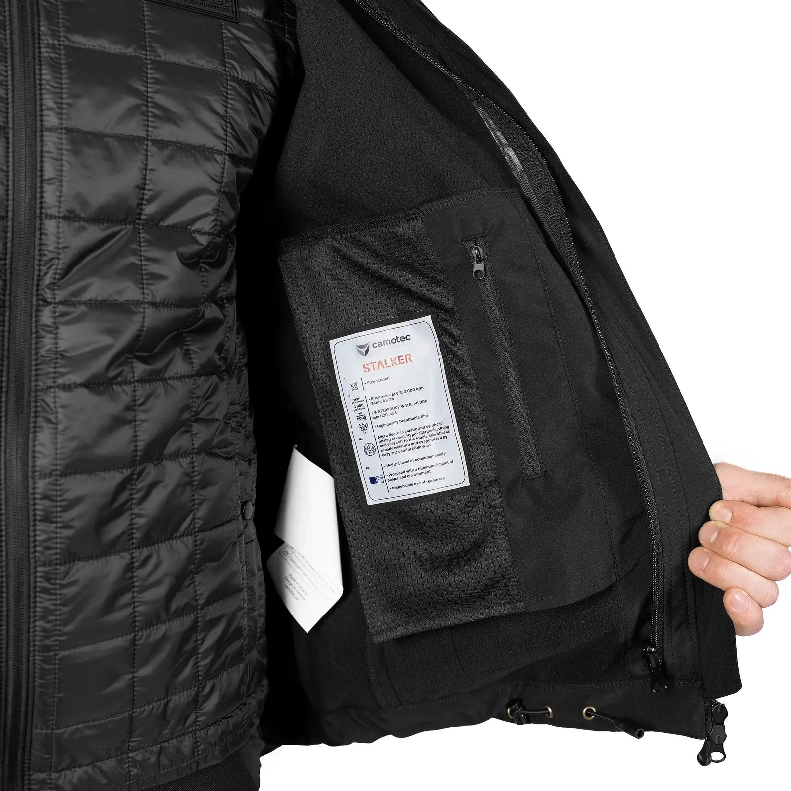 Куртка Stalker 2.0 SoftShell Чорна