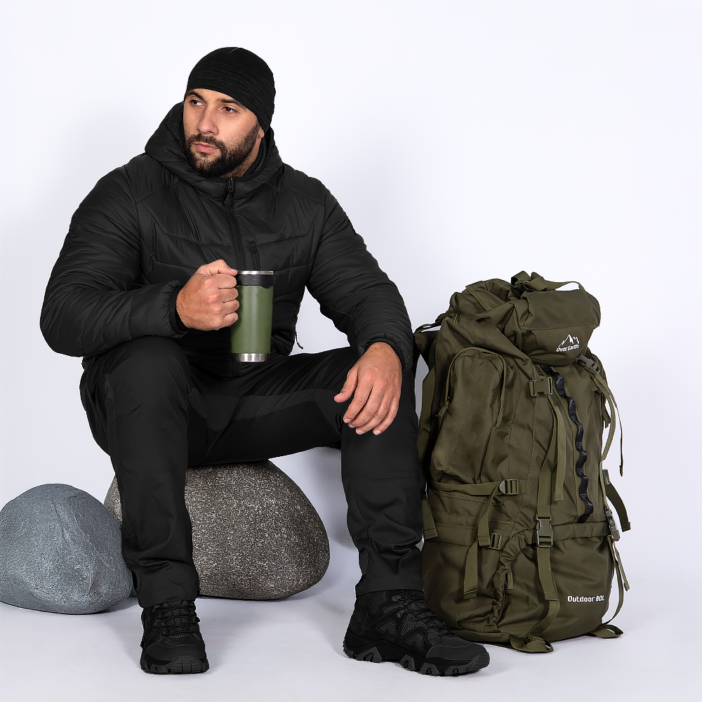 Легкий Пуховик Storm Hood 3.0 Чорний