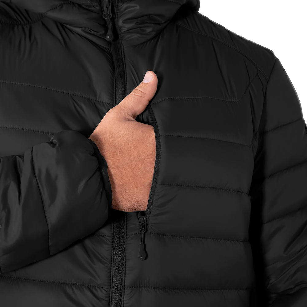 Легкий Пуховик Storm Hood 3.0 Чорний