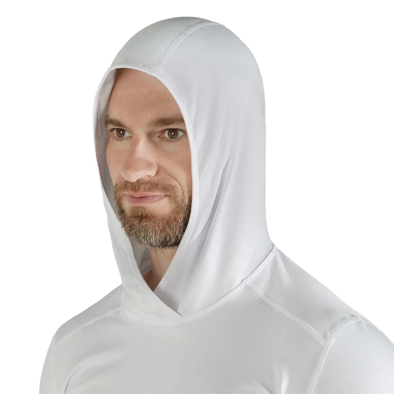 Лонгслів Chiton Air Hood Білий