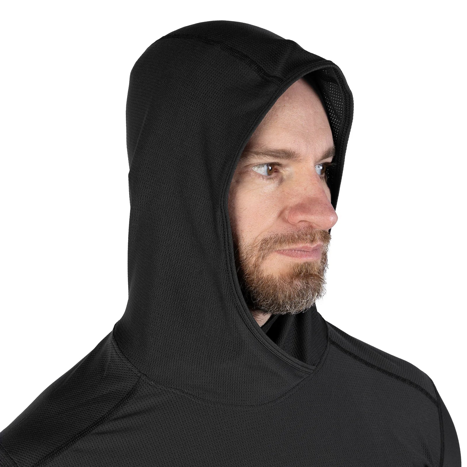 Лонгслів Chiton Hood 2.0 Чорний