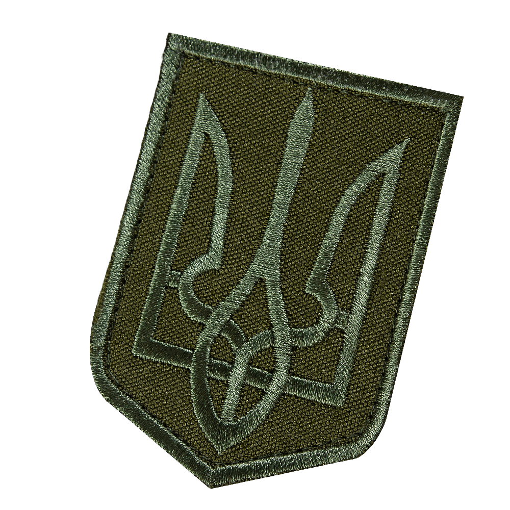 Патч Герб України 6*8 Олива