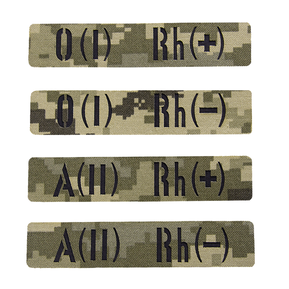 Patch LC Blood Type Twill Pixel