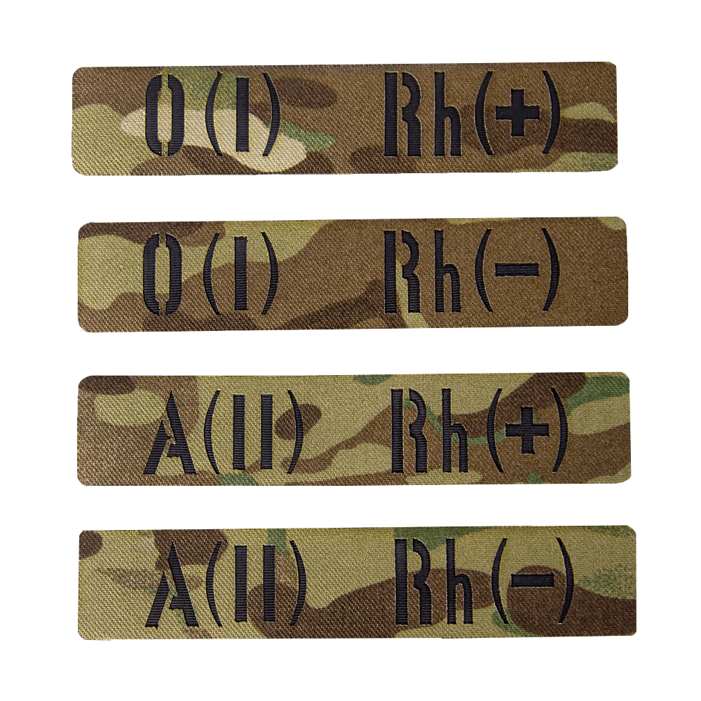 Patch/Hook-and-Loop LC Blood Type Twill MC