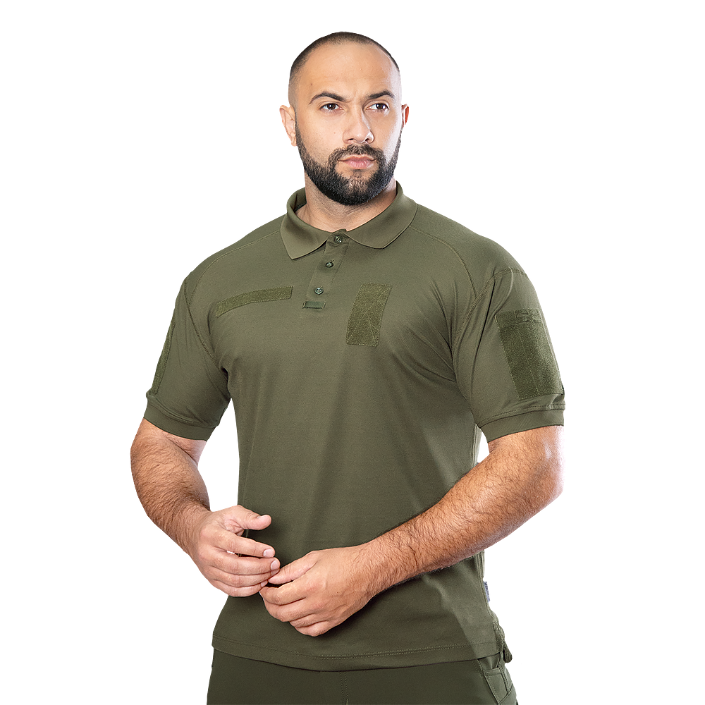 Поло Army ID 2.0 CoolPass Pique LT Олива