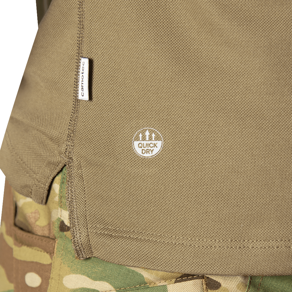 Поло Army ID 2.0 CoolPass Pique LT Tan