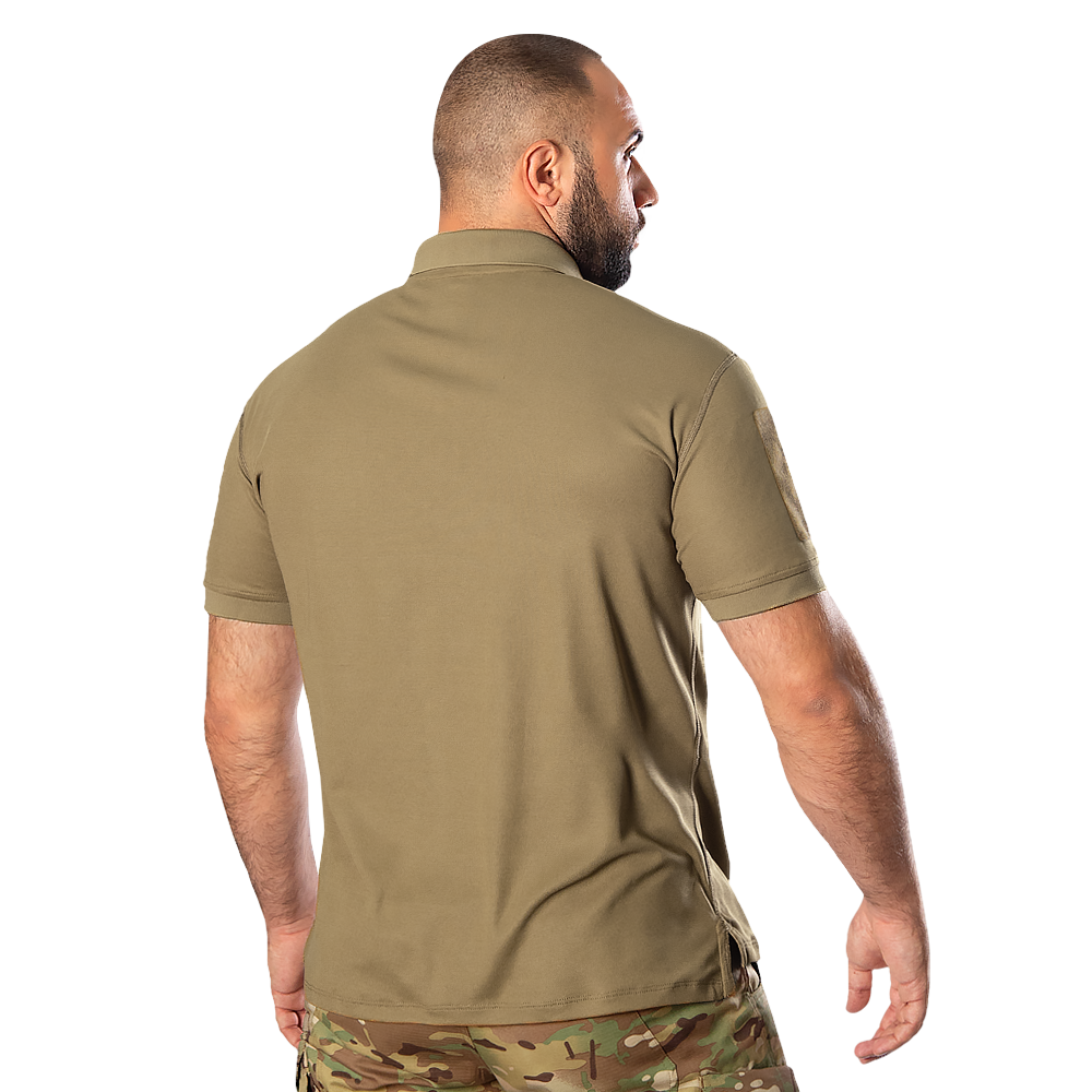 Поло Army ID 2.0 CoolPass Pique LT Tan