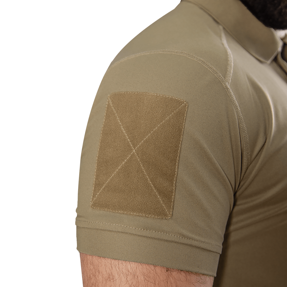 Поло Patrol 2.0 (perf.) CoolPass Pique LT Tan
